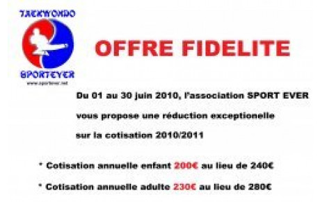 OFFRE FIDELEITE